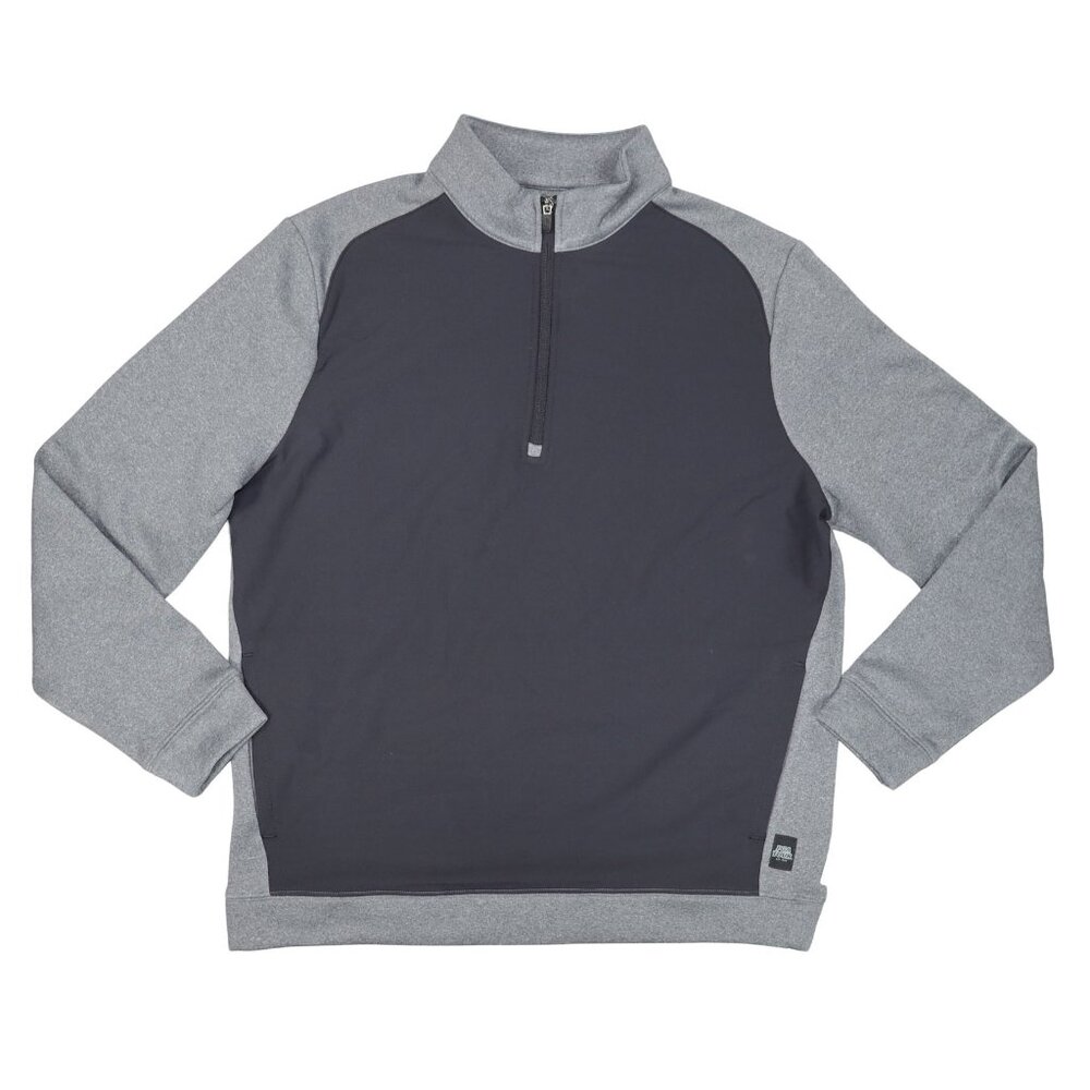 PGA Tour Golf Jacket Thermal Softshell 1/4 Zip Pullover NWT Charcoal Heather